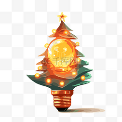 灯泡png免费图片_动画圣诞灯