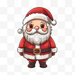 圣诞老人 PNG 插图