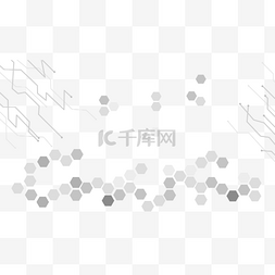 科技几何边框图片_商务几何边框装饰