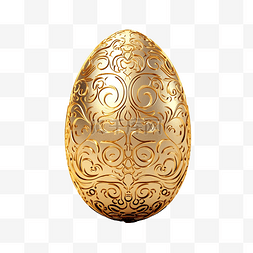 复活节彩蛋水彩图片_金色复活节彩蛋概述