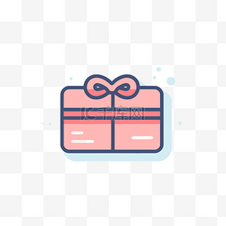 礼物的盒子图片_带礼物的盒子的平面插图 向量