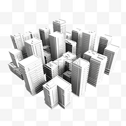 建造城市图片_大城市商业建筑城市基础设施ai生