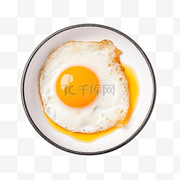 白色煎蛋图片_煎蛋黄 煎炸 食用