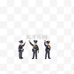 警察的服装图片_微型人