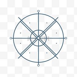 指南针符号图片_导航和指南针符号的图标位于白色