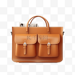 棕色的手提箱图片_棕色隔离的教师包