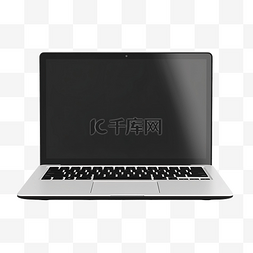 白色的键盘图片_具有隔离空白空间的笔记本电脑设
