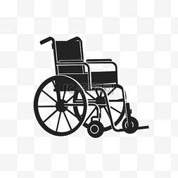医疗法律图片_最小风格的轮椅插图