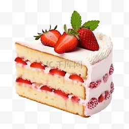草莓香草图片_草莓奶油蛋糕