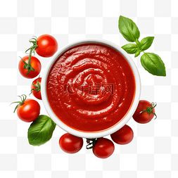 番茄蘸酱图片_红番茄酱