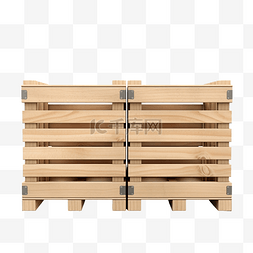 商货物图片_3d 木箱隔离 3d 插图渲染