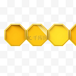 黑色蜂巢背景图片_黄色六边形横幅模板