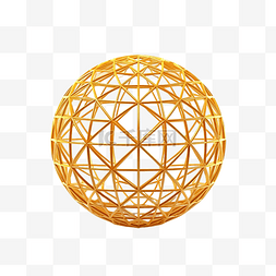 球体几何形状 3d 图