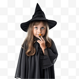穿着女巫服装参加万圣节派对并窃