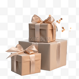 一堆礼盒素材图片_桌子上一堆礼物前面有一个圣诞礼