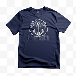 海军 T 恤样机