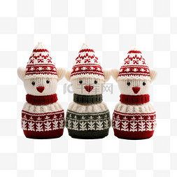 公平的笑图片_圣诞针织几何装饰，麋鹿和雪人排