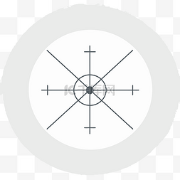 黑白极简图片_六分仪或六分仪矢量线性罗盘与交