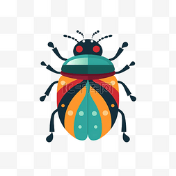 消毒图片_最小风格的 bug 插图