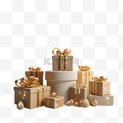 礼品盒丝带图片_礼品盒和照明花环装饰背景与复制