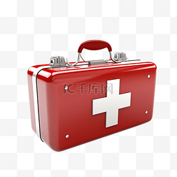 生活方式图标图片_First Aid Medical 3d 插图