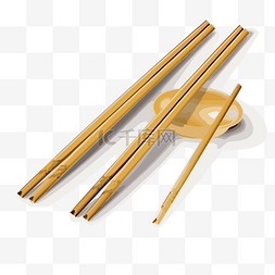 白色的筷子的图片_筷子剪贴画白色股票矢量卡通上的