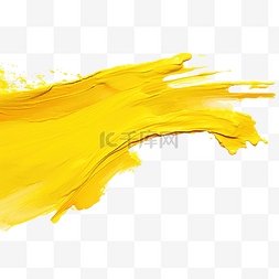 黄色发光画笔描边