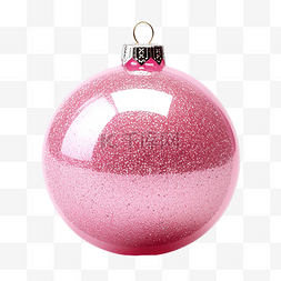 玩具球图片_粉紅色的聖誕球