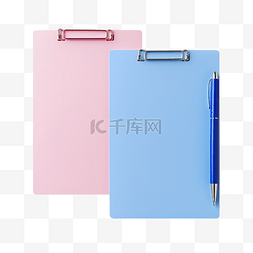 粉色笔记图片_兩個記事本，一個是淺粉色的，另