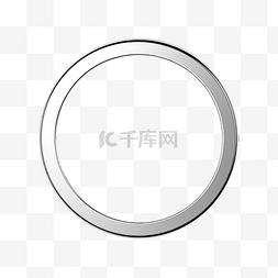圆圈抽象图片_银色金属圆圈概述