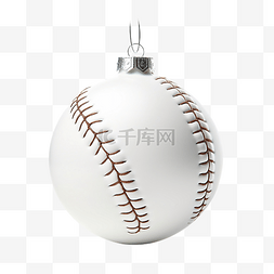 足球图片_挂在线上的棒球运动圣诞节或新年