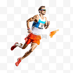 卡地亚首饰图片_马拉松运动员在跑道上
