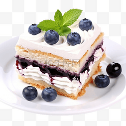 年度长图图片_蓝莓奶油蛋糕