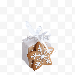 diy饼干图片_包装自制姜饼和糖圣诞饼干作为礼