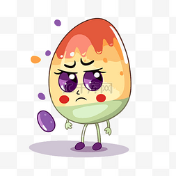 一些鸡蛋图片_瘀伤剪贴画卡通鸡蛋上面有一些彩