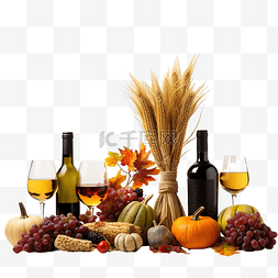 秋收节和感恩节餐桌布置