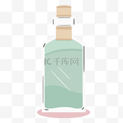绿色香水玻璃瓶