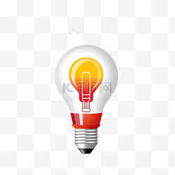 选项图片_用于演示的灯泡信息图表步骤或过