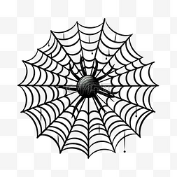 涂鸦蜘蛛图片_万圣节设计高级矢量的蜘蛛网涂鸦