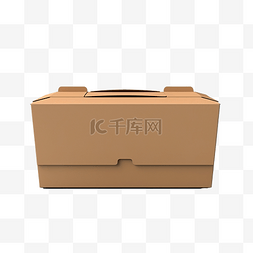 食品盒包装 3d 渲染