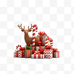 圣诞节概念与礼物