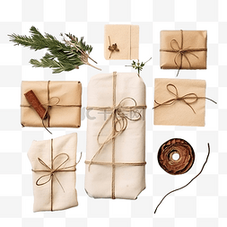 圣诞礼品包装礼物图片_零浪费环保圣诞礼品包装的不同想