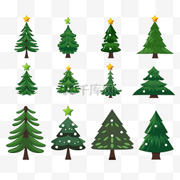 活动绿图片_一套可爱的圣诞树教育工作表，供