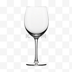 玻璃透明酒杯图片_酒杯分离