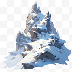 雪山 PNG