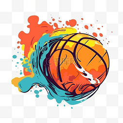 篮球标志图片_抽象篮球 向量