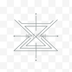 形状对称图片_具有几何形状和圆形线条的绅士符