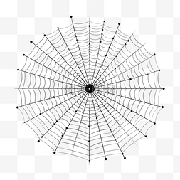 万圣节黑线艺术蜘蛛网用于设计和