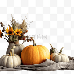灰色木桌子图片_灰色纹理桌上有南瓜的感恩节作文