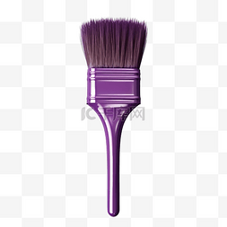 深紫色画笔隔离紫色画笔png